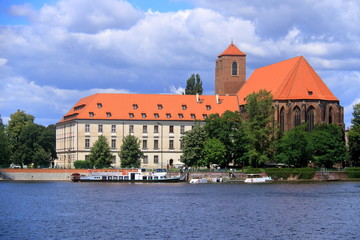 Obraz premium The beautiful City of Wroclaw, Poland