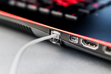 internet wire in port laptop, ethernet port