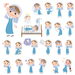 Nun women emerald costume_sickness