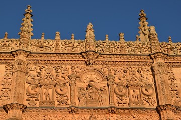 Salamanca. Castilla y León. Spain. University. Golden stone