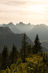 Blick vom Tegelberg ins Tal, Deutschland