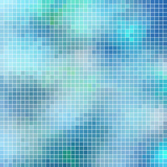 abstract vector square pixel mosaic background
