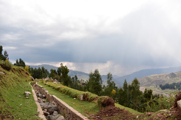lluviendo