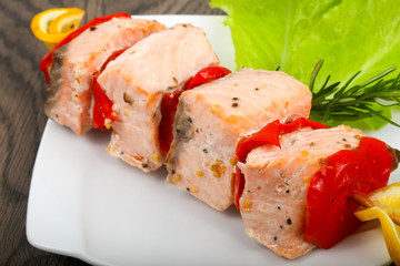 Salmon Skewer