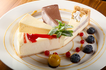 Cheesecake assortment