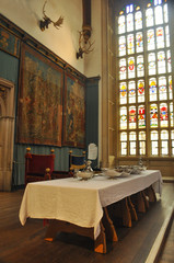 Medioeval Dinner Table in English Castle. 