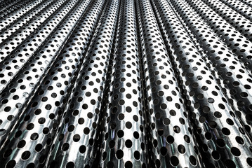 steel pipe line, modern industral background concept
