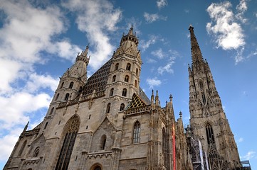 old cathedral, city Vienna, Austria,Europe