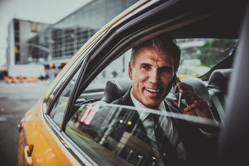 Successful business man in New york city, portraits and lifestyle