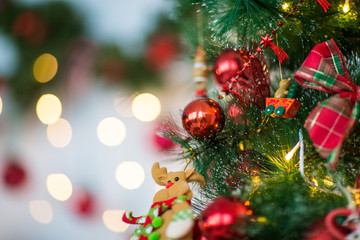 Christmas decor in the interior