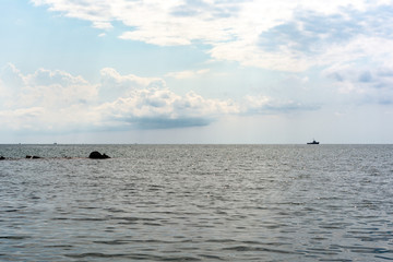 Obraz premium boat in sea