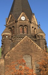Obraz premium Turm der Trinitatiskirche in Riesa