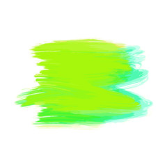 Vector illustration of colorful acrylic brush.