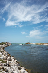 Fototapeta premium Un paraíso de playa en el estado mexicano de Campeche