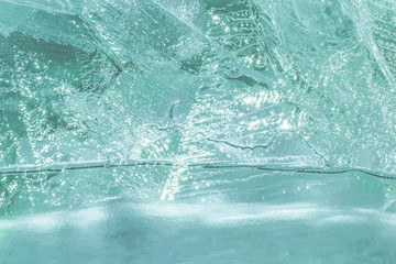 Thin patterned winter ice cold for design background