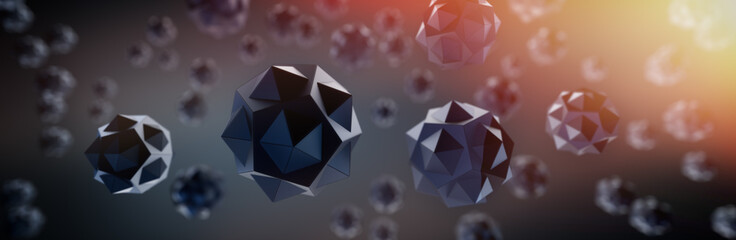 Schwarze Kristalle - Dunkle Materie - Querformat 2