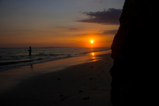 amazing sunset beach view theme