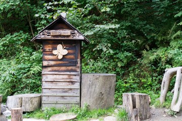 Horni Lipova, Czech Republic - September 04, 2018: Attractions in 