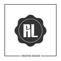 Initial Letter RL Logo Template Design Vector Illustration