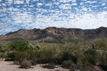 view of desert mountains