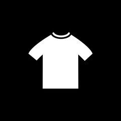 T-shirt icon simple flat style vector illustration