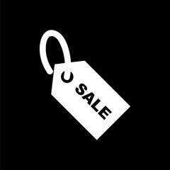 Sale icon simple flat style vector illustration