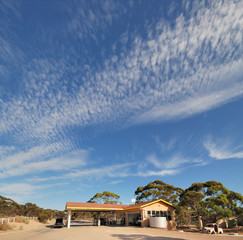 Gas station at Madura, Australia