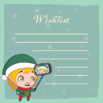 Wishlist for Santa with cute little elfie