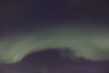 Northern Lights sky with stars
