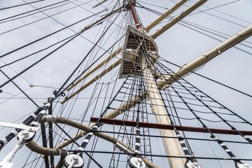 Gdynia (Poland) - details of Polish sail frigate. 