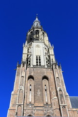 Fototapeta na wymiar Nieuwe Kerk in Delft.
