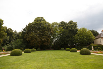 well manicured garden