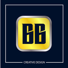 Initial Letter BB Logo Template Design Vector Illustration