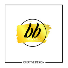 Initial Letter BB Logo Template Design Vector Illustration