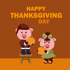 Thanksgivins Day. Sale. Vector illustration.