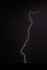 lightning in the sky