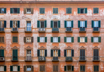 facade of an old building
