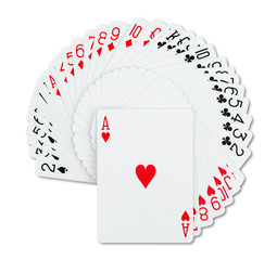 Obraz premium flourished deck of playing cards