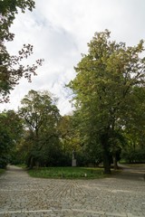 Obraz premium Brno, Czech Republic; 12.9.2018; Statue in the Park of Spilberk . Brno, Czech Republic