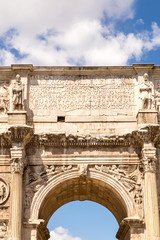 Fototapeta na wymiar The Arch of Constantine, Rome, Italy