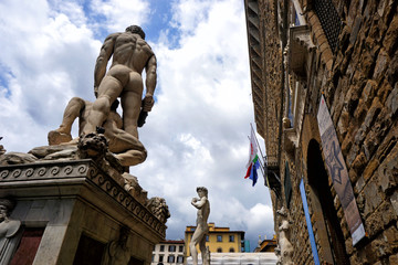 David and Hercules in Florence
