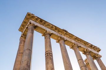 Ancient Ruins of Rome, Imperial Forum, Italy