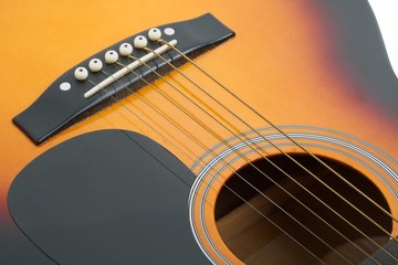 Fototapeta premium Acoustic Guitar Detail