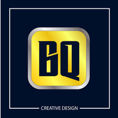 Initial Letter BQ Logo Template Design Vector Illustration