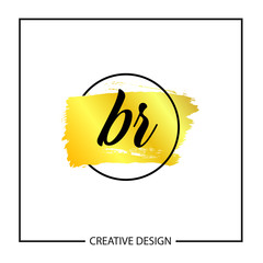 Initial Letter BR Logo Template Design Vector Illustration