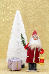 Glitzer, Weihnachtsmann, Engel, Geschenk