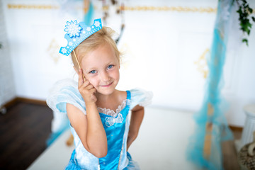 Snow Maiden princess girl © olgaosa