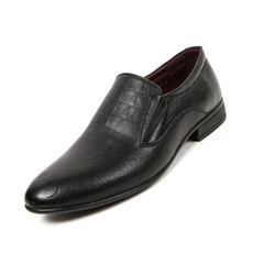 Office leathers man shoes isolated on white