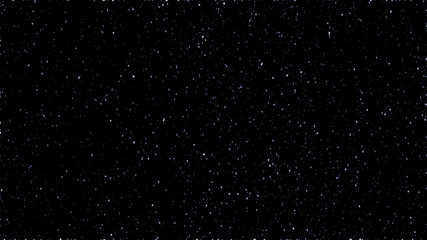 Starry Night Sky, Starfield Shiny Stars and Galaxy Space Background 