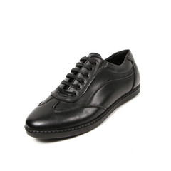 Office leathers man shoes isolated on white